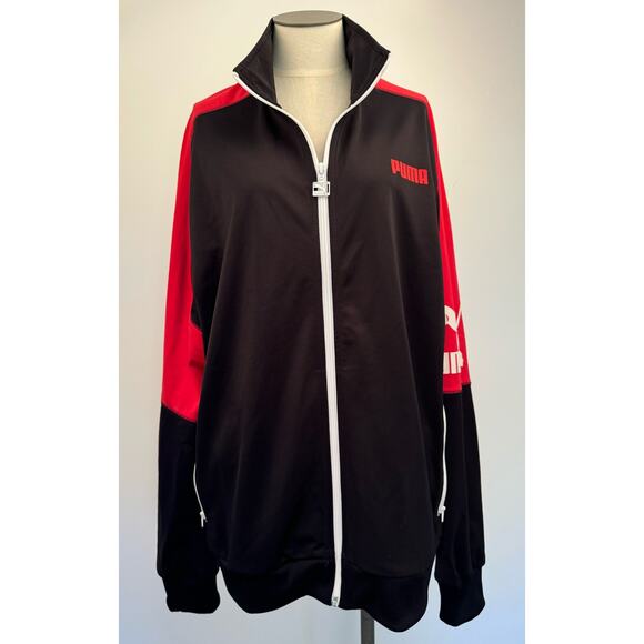 Puma Mens Track jacket zip up Size Large - Picture 1 of 7
